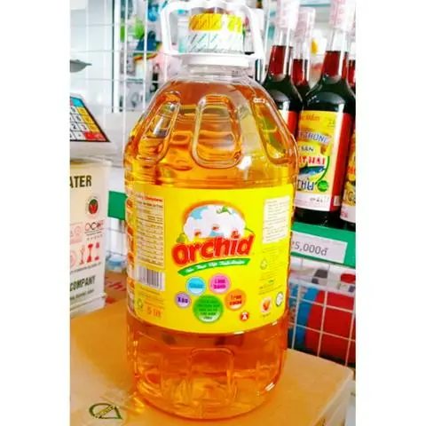 Hình ảnh Dầu Ăn Orchid 5L, Can Dầu Thực Vật 5 Lít Dùng Chiên, Xào, Nấu Các Món