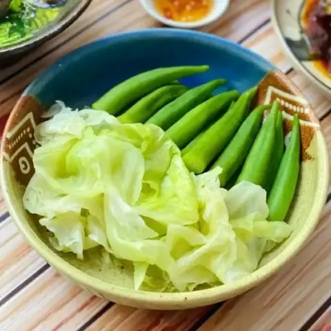 Hình ảnh Đậu Bắp Cải Luộc Thơm Ngon 