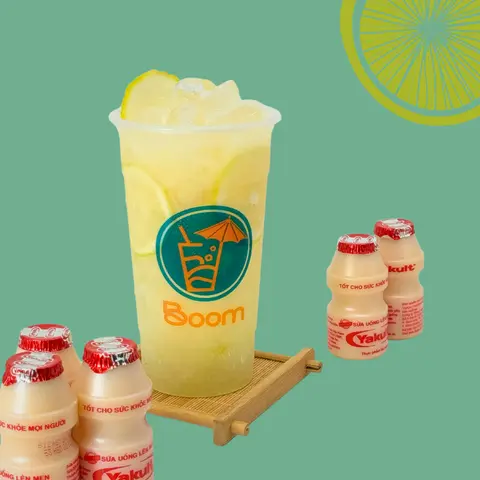 Hình ảnh Trà chanh giã tay Yakult