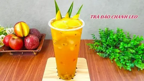 Hình ảnh Trà Đào Chanh Leo