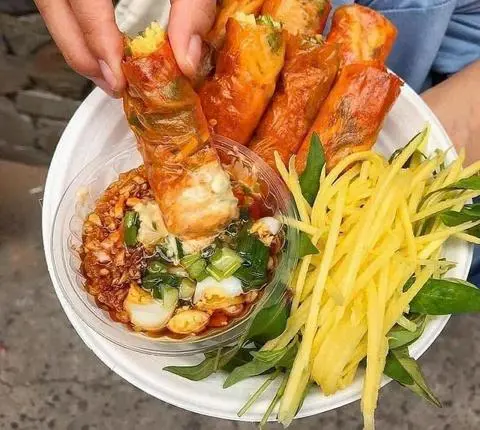 Hình ảnh Bánh tráng cuộn