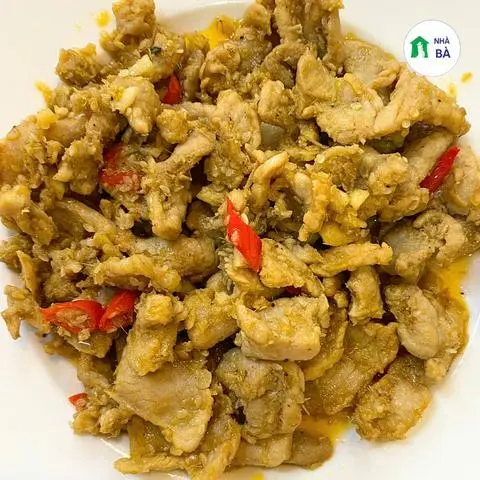 Hình ảnh Phần thịt xào sả ớt
