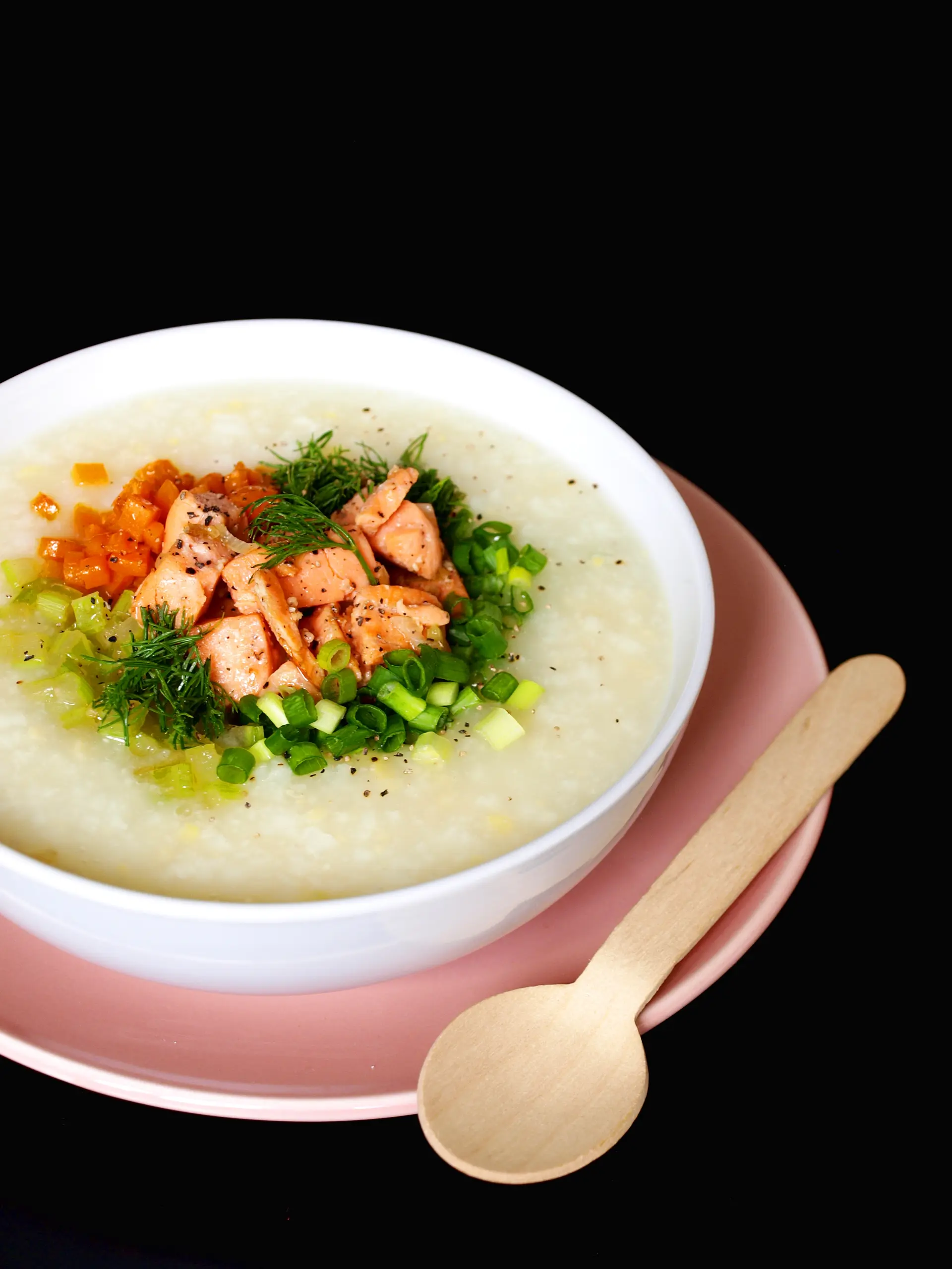 Hình ảnh Cháo Cá Hồi + Quẩy
