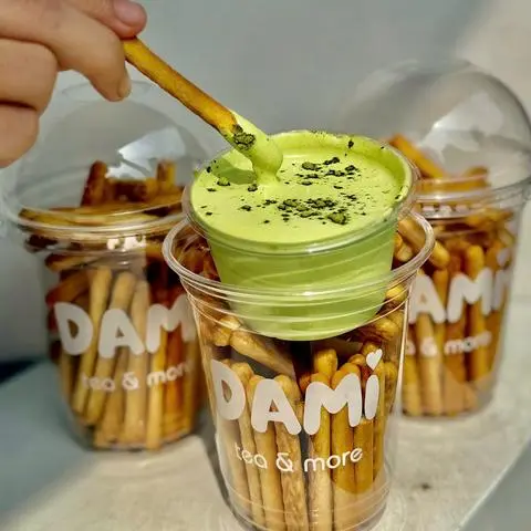 Hình ảnh Bánh Que Sốt Kem Matcha