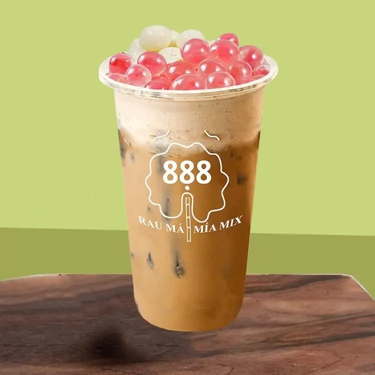 Hình ảnh Hồng Trà Sữa . Phô Mai Dẻo . Thạch Nổ Củ Năng . Cheese Ball 