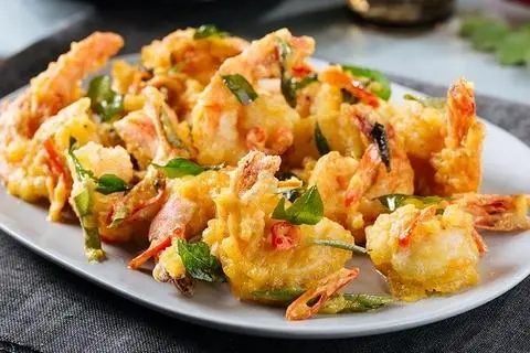 Hình ảnh Tôm sốt hoàng kim