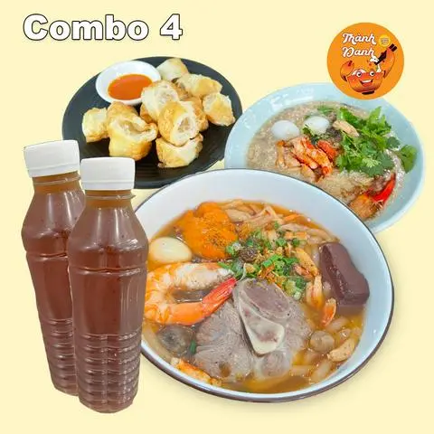 Hình ảnh Combo 4: 1 Bánh Canh Cua Đặc Biệt + 1 Soup + 2 Nước Sâm + 1 Càng Cua Nhỏ