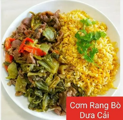 Hình ảnh Cơm Chiên Bò Dưa Cải ( cơm trắng)
