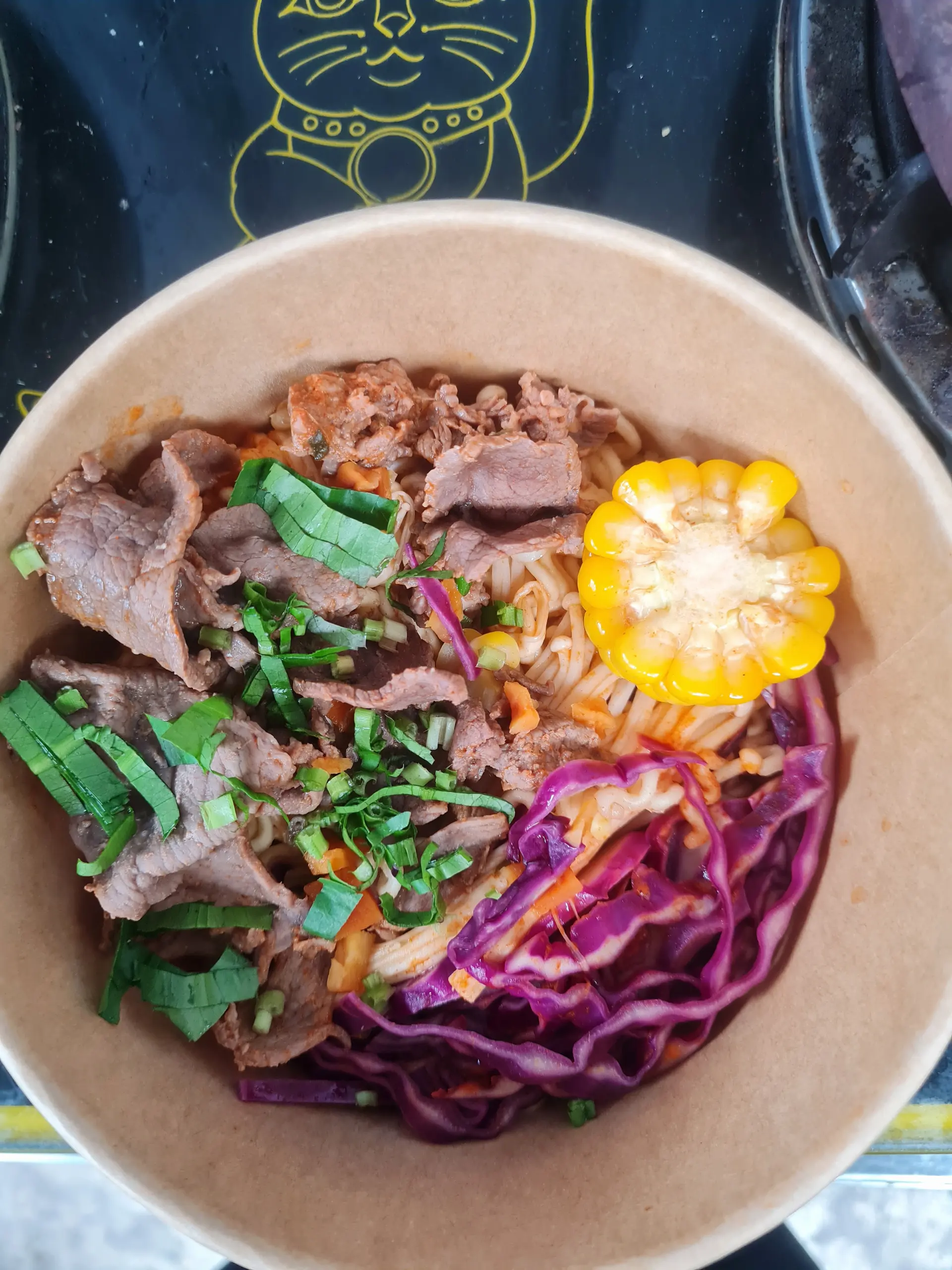 Hình ảnh Mì cay Hàn Quốc bò