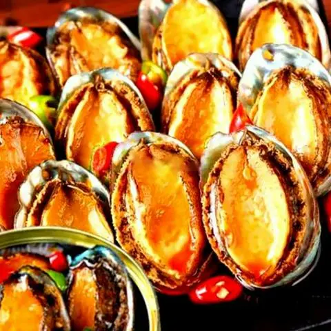 Hình ảnh Nửa kg bảo ngư sốt sate cay kèm cơm lam