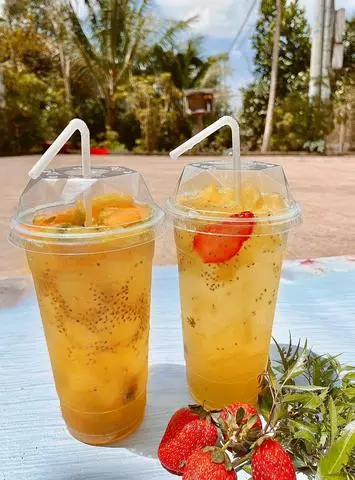 Hình ảnh trà dưa lưới tươi 700ml