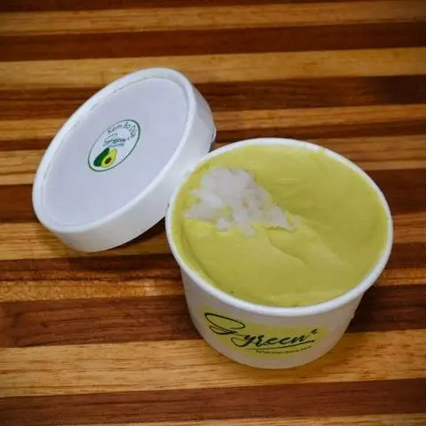Hình ảnh Kem Bơ (Cơm Dừa non)- Avocado (Young Coconut Meat) - Size 110 ml