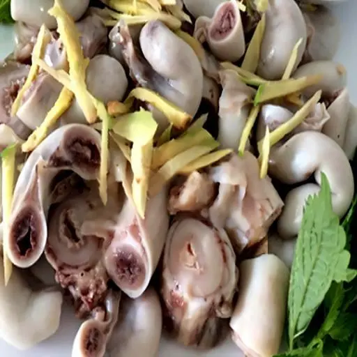 Hình ảnh Dồi trường hấp gừng