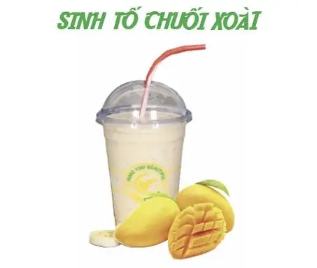 Hình ảnh Sinh Tố Chuối Xoài