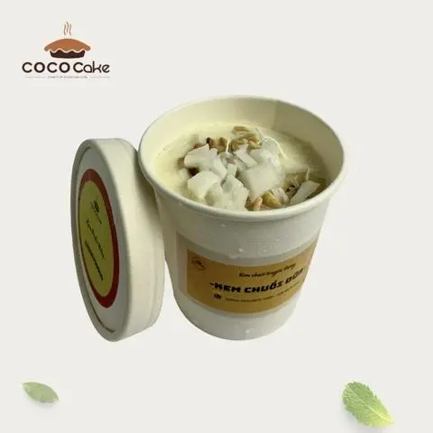 Hình ảnh Kem chuối dừa
