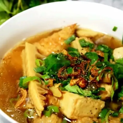 Hình ảnh Bún măng tươi chay
