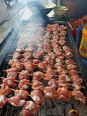 Hình ảnh Mề gà nướng