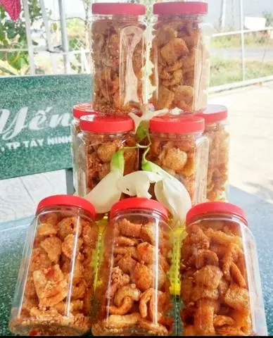 Hình ảnh Da heo nước mắm cháy tỏi 