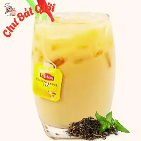 Hình ảnh Trà sữa lipton trân châu Trắng