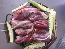 Hình ảnh Bắp Dê Nướng