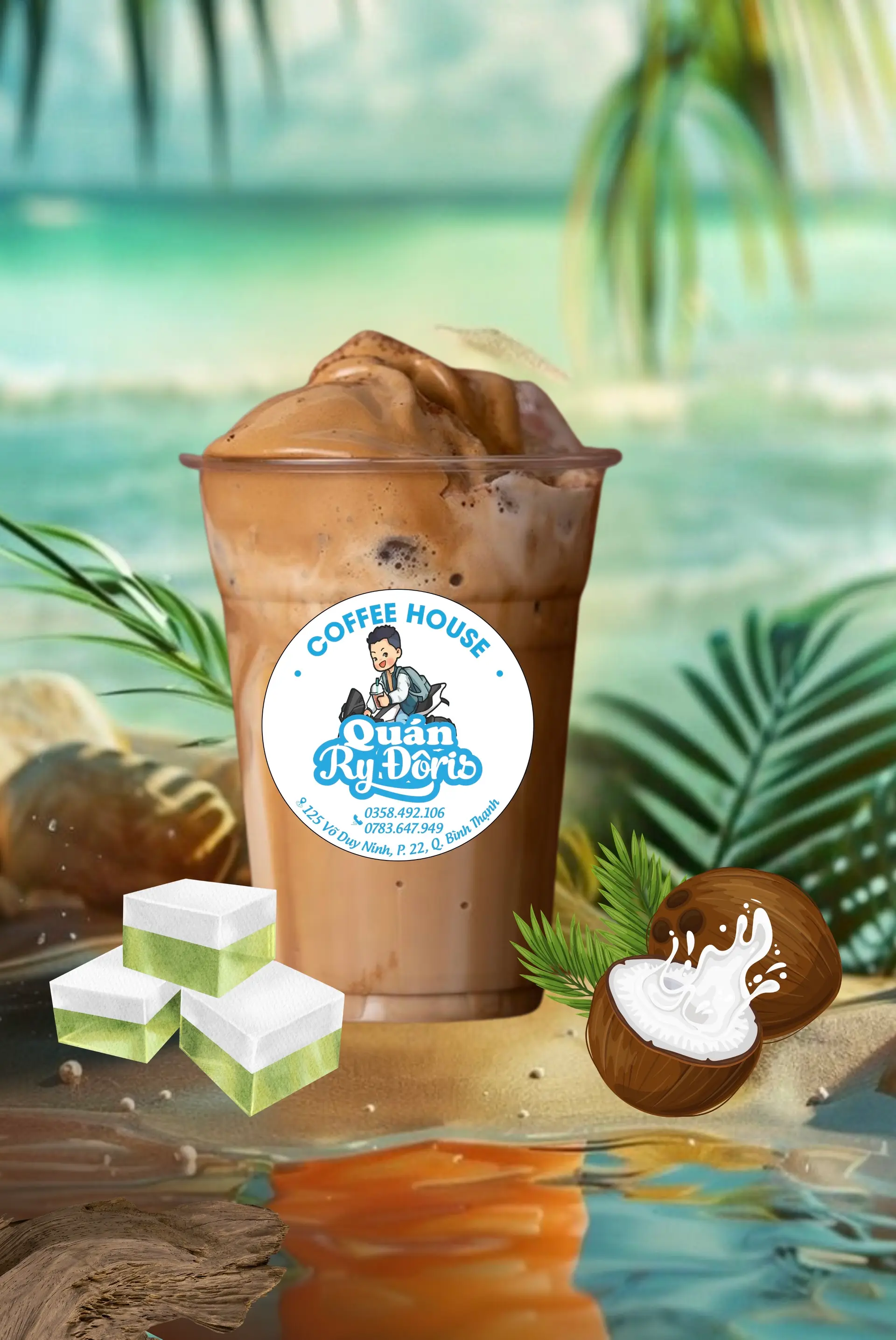 Hình ảnh Dalgona coffee coco