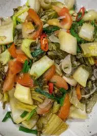 Hình ảnh Cải chua xào bao tử