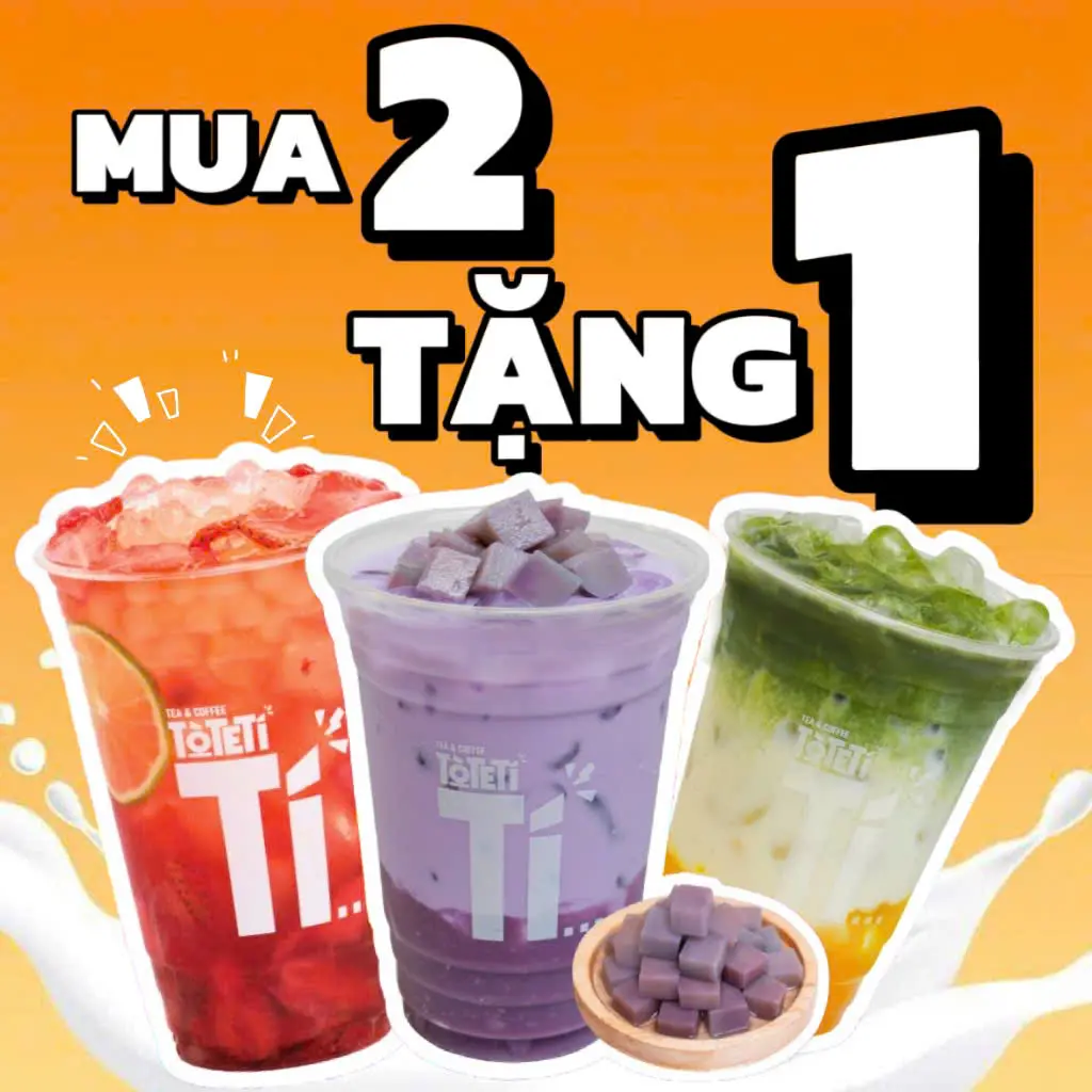 Hình ảnh TÒ TE TÍ KHAO TẶNG 1 TRÀ SỮA KHI MUA 2 LY BẤT KỲ