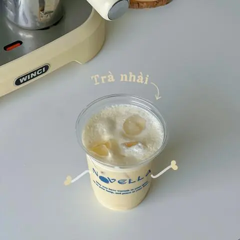 Hình ảnh Trà nhài sữa nhà làm đậm vị