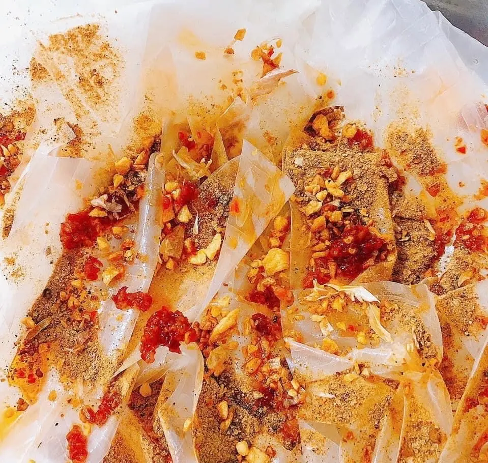 Hình ảnh Bánh tráng sate tỏi 