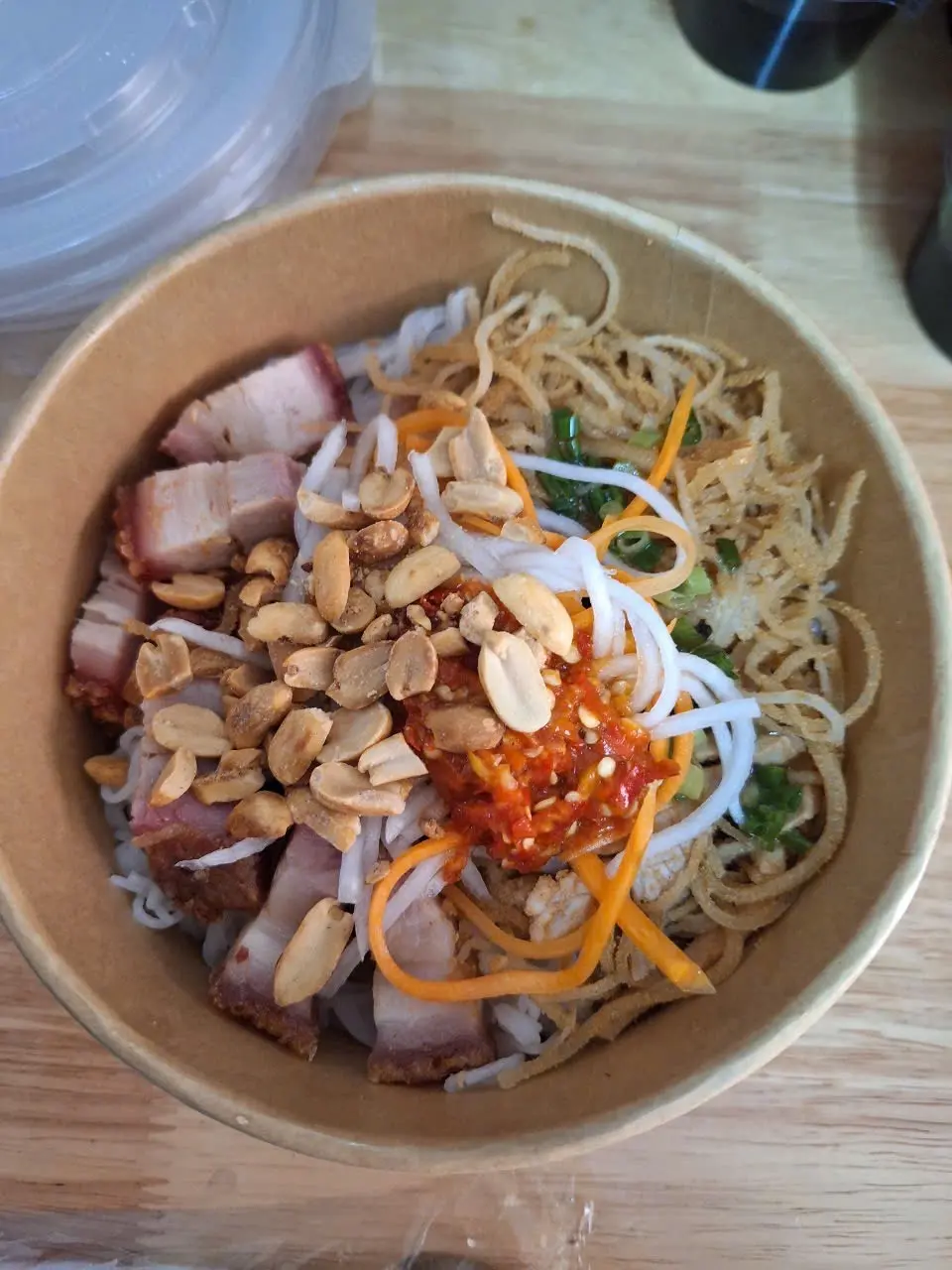 Hình ảnh Bún Heo quay+Bì, món mặn 