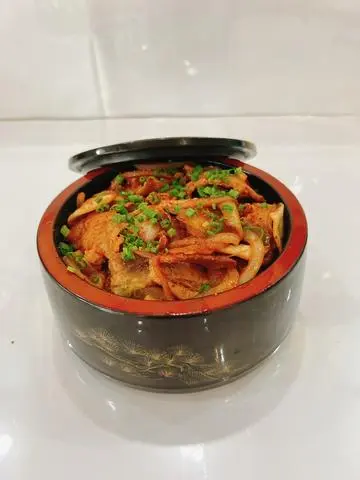 Hình ảnh Cơm Ba Rọi Xào Kim Chi 