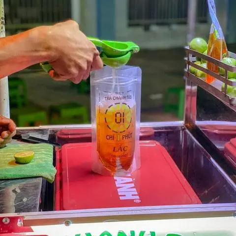 Hình ảnh Trà đào chanh tươi
