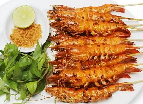 Hình ảnh tôm nướng mọi 300g