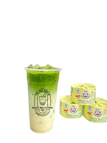 Hình ảnh Matcha sữa gấu size M