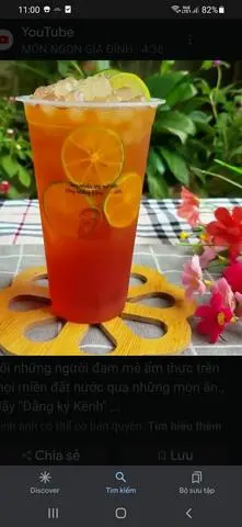 Hình ảnh trà tắc Thái đỏ ly 1lit 