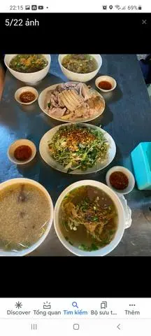 Hình ảnh 1 cháo 1 bún gỏi 2 người