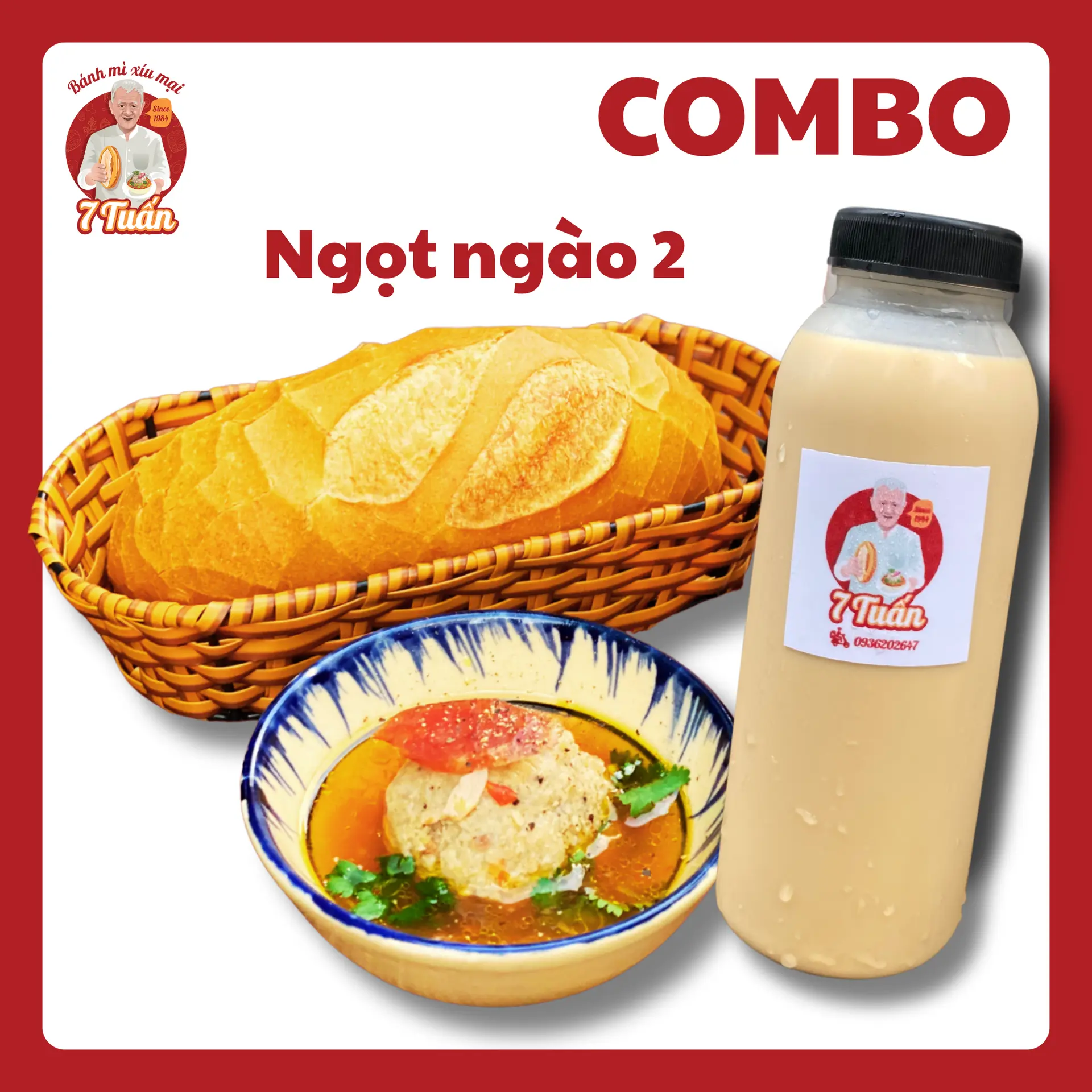 Hình ảnh Bánh mì xíu mại + Ts shan tuyết lài