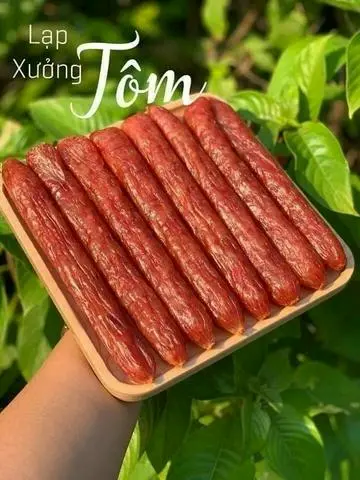 Hình ảnh Lạp xưởng tôm 500g
