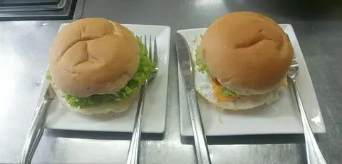 Hình ảnh hamburger trứng