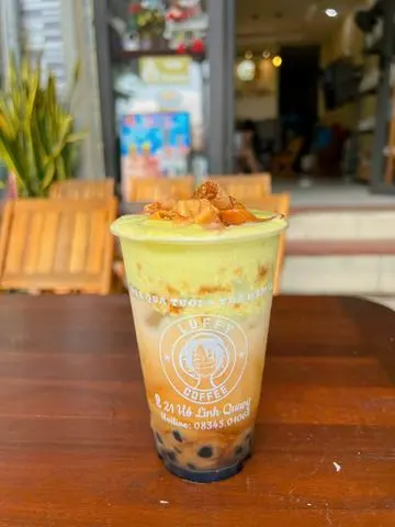 Hình ảnh Ô long Bơ sữa trân châu đen (500ml)