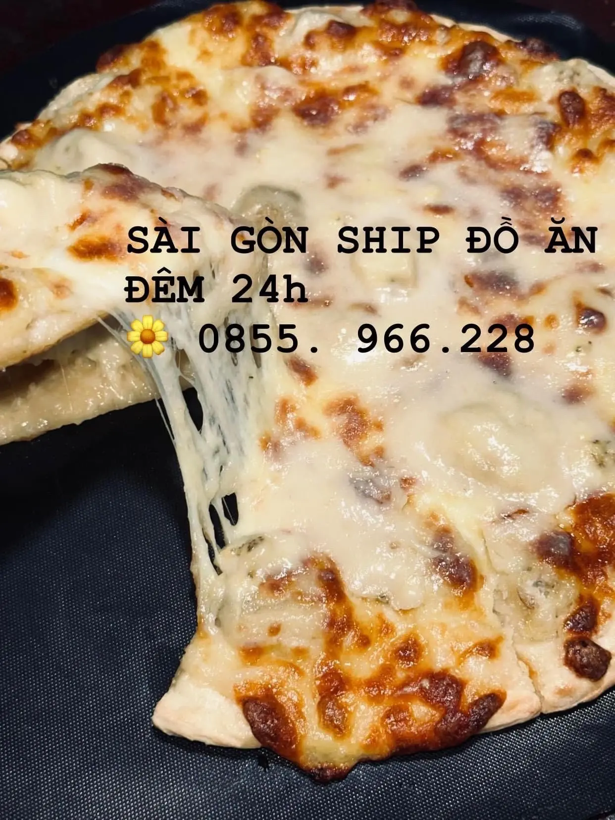 Hình ảnh Pizza chay phô mai