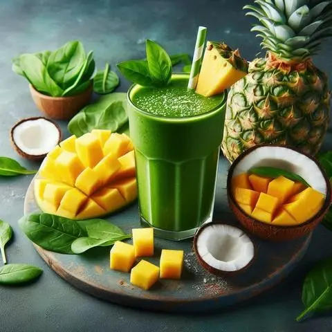 Hình ảnh S8. Tropical Green Fusion Smoothie