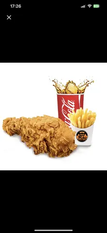 Hình ảnh Combo1: Gà rán + Khoai tây chiên + Ly Coca