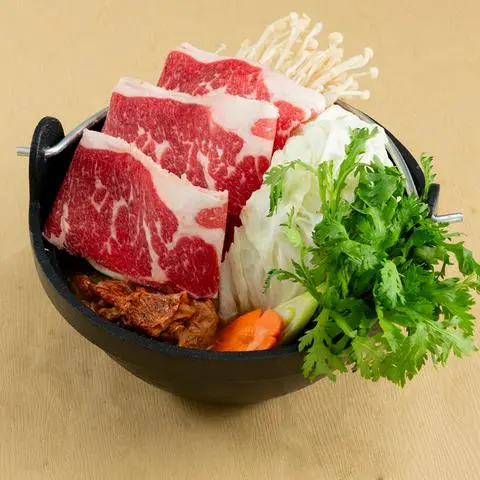 Hình ảnh Lẩu kim chi chige thịt bò 1 người