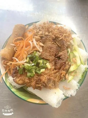 Hình ảnh Bánh hỏi thịt nướng + chả giò 