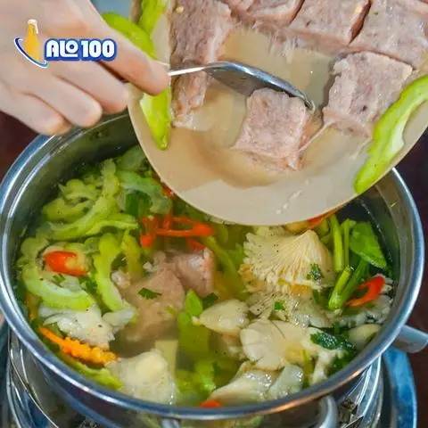 Hình ảnh Lẩu Cá Thác Lác Khổ Qua