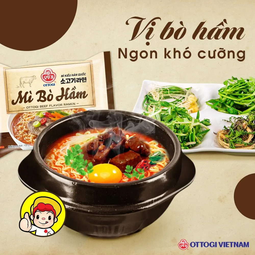 Hình ảnh Mì Hàn Quốc bò
