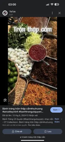 Hình ảnh bánh tráng sợi thập cẩm 