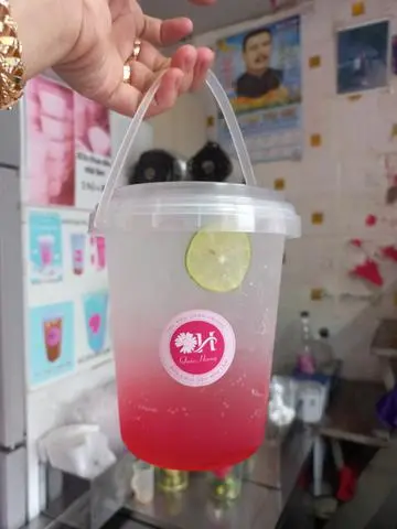 Hình ảnh Soda Dâu - Xô 1lit 
