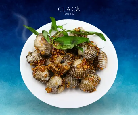 Hình ảnh Sò Huyết Cháy Tỏi 150gr